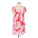 ASOS Casual Dress - Mini: Red Print Dresses - Women's Size 6