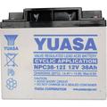 Yuasa - NPC38-12 NPC38-12 Bleiakku 12 v 38 Ah Blei-Vlies (agm) (b x h x t) 197 x 170 x 165 mm