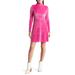 Long Sleeve Velour Trapeze Dress