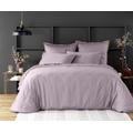 Housse de couette satin de coton violet 240x220 cm