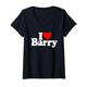 Damen ICH LIEBE BARRY ICH LIEBE BARRY T-Shirt mit V-Ausschnitt