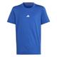 adidas Boy's Training AEROREADY Heather Tee Kids T-Shirt, Legend Ink/Lucid Blue/Reflective Silver, 15-16 Years