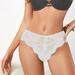 YWDJ Period Underwear for Women Lace Lightweight No Show Sexy Lace Underwear Lingerie Thongs Panties Ladies Hollow Out Underwear White L