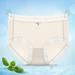 YWDJ Period Underwear for Women Breathable Lace Lightweight No Show Fashion Breathable Soft Stretch Panties Underwear With Belly Briefs Beige L
