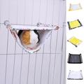 Dream Lifestyle Hamster Hammock Double-Layers Bite Resistant Non-shrink Comfortable Soft Touch Sleeping Large Space Pet House Mouse Rat Hanging Swing Hammock for Cage