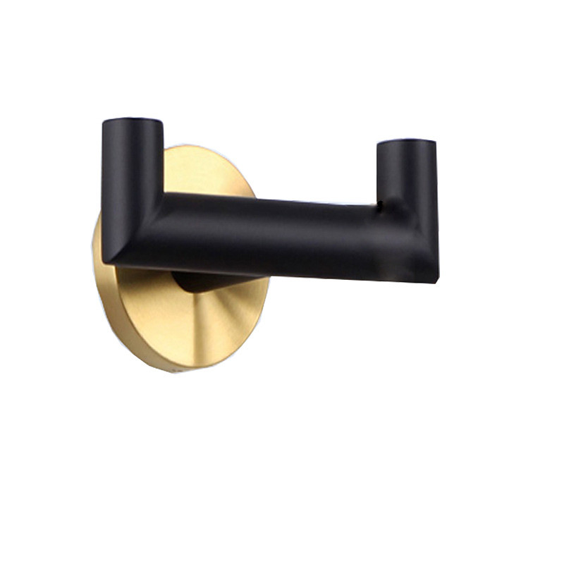 Towel Hooks Stainless Steel Wall Mounted for Bathrooms Kitchen Coat Hook, Heavy Duty Double Towels Holder Hooks for Hanging Towels, Coats, Sponges, Clothes,