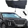 StarFire Umbrella Windshield Sun Shade for Car Blocks UV Rays Sun Visor Protector Sunshade for Complete Protection Foldable Car Shade Front Windshield Car Accessories Interior Large Size 58X32 Inches