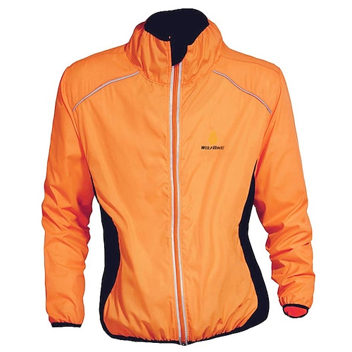 WOSAWE Herren Fahrradjacke Radjacke Regenjacke Winter Wasserdicht Sonnenschutz Windundurchlässig Atmungsaktiv Fahhrad Jacke Windbreaker Windjacke MTB Mountain Rennrad Radfahren in der Stadt Image