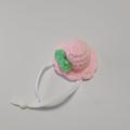 Mini Hamster Hat Hand Knitted Small Animals Hat Mini Knitted Hat Tiny Cute Hat with Adjustable Strap