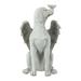 Angel Dog Statue Puppy Grave Figurine Stones for Dogs Decor Garden Memorial Outdoor Tombstone Resin