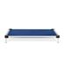 Elevated Dog Bed Dog Cot with Sturdy Structure for X-Large Dogs Indestructible Raised Pet Bed Fits Standard Crate Sizes Use in Outdoor Indoor Living Room Office 47 L x 29 W x 6 Th Blue