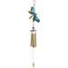 Colorful Dragonfly Pendant Bell Tube Wind Chimes Indoor Outdoor Garden Decor for Glory Motherâ€™s Love Gift Garden Backyard Church Hanging Decor Bronze