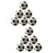 12 Pcs Sport Balls Basketball Toy Miniature Soccer Balls Ball Model Ornaments Props Sports Ball Rubber