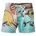 YUHAOTIN Mens Bike Shorts Loose Mens Summer Gradient Tie Dye Sports Shorts Casual Beach Couple Pants Mens Board Shorts Swimwear Cycling Shorts Men Padded