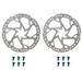 2PCS Electric Scooter Bicycle Brake Rotor 140/160/180/203mm Disc Rotor