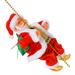 Christmas Decorations Old Man Gifts Santa Claus Musical Climbing Rope Christmas Decor Santa Claus Decor Christmas Toys Decorate Red Fabric Child