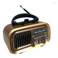 Crea - Retro Fm/am/sw Radio Full Band Portable Radio Receiver Wireless Bluetooth Speaker Mp3 Player