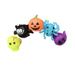 5pcs LED Ring Toys Pumpkin Spider Bat Light Flash Rings Glow in The Dark for Party Supplies