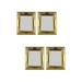 4 Pcs Mirrors Mini House Mirror Wall Mirror Miniature Miniature Adornments Mini House Mirror Doll House Mini