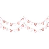 4 Pcs Valentine s Day Pull Flag Wedding DÃ©cor Cake Decorating Bunting Banners Wreath Bride Paper