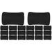 20 Pcs Machine Tube Leg Roller Pad Replacement Equipment Sponge Pads Fitness Training Accessory