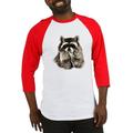 CafePress - Cute Humorous Watercolor Raccoon Blowing A Kiss Ba - Cotton Baseball Jersey 3/4 Raglan Sleeve Shirt