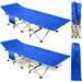 WAGEE 2 Pack 450lbs Max Load Camping Cot for Adults with Carry Bag Portable Folding Outdoor Sleeping Cot Heavy Duty Cot Bed for Traveling Camp Military Office Nap Beach Home Lounging