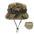 AntiGuyue Camouflage Boonie Hat Ripstop Bucket Hat with Chin Strap for Sports Hunting Fishing Sun Protection (Deadwood Camouflage 60 Yardï¼‰