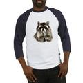 CafePress - Cute Humorous Watercolor Raccoon Blowing A Kiss Ba - Cotton Baseball Jersey 3/4 Raglan Sleeve Shirt