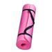 LWZWM Extra Thick Yoga Mat Non-slip Comfort Foam Durable Excersing Mat for Fitness Workout Mats for Home Workout Pilates and Workout with Carrying Strap ( pink )