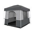 Camping Cube Sport Canopy Tent Pop Up Converts 10 Angled Leg Canopy into Camping Tent Use in Festival Camping & Hiking Outdoor Lifestyle 99 L x 99 W x 76 H Grey Canopy/SHELTER NOT Included