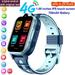 4G SIM Card Smartwatch For Kids Wifi GPS Tracker Smart Watches Voice Chat Video Call Kids Smart Watch Monitor For Xiaomi Huawei K15-Blue European version