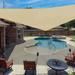 X 26 X 35.4 Sun Shade Sail Right Triangle Outdoor Canopy Cover UV Block For Backyard Porch Pergola Deck Garden Patio (Sand)