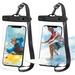 Waterproof Phone Pouch - 2 Pack Universal IPX8 Waterproof Phone Case