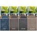 Indoor - Outdoor Area Rug Runners. Great For Covering Decks Balconies Patios Etc. Multiple Colors (5 X 8 Gunmetal)