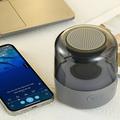 UAEBM Bluetooth 5.0 Colorful Streamer Mini Audio Outdoor Portable Bluetooth Audio Subwoofer Surround Sound Hifi Speaker Gray