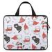 LAKIMCT Cute Christmas Cat Laptop Bag Computer Bag Briefcase Messenger Bag Waterproof Laptop Case for Work 13 inch