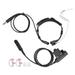 2024 Walkie Talkies Neck Throat Microphone Headset Earpiece for Baofeng UV9R/BF9700/BFA58