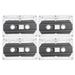 4pcs Blank Audio Cassette Tapes 30-minute Recordable Cassette Tapes Blank Cassette Tapes