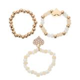 3Pcs Watchband Bead Decor Watchband Loop Charms Watch Strap Charms Watchband Circle Decors