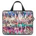 LAKIMCT Rainbow Snake Print Laptop Bag Computer Bag Briefcase Messenger Bag Waterproof Laptop Case for Work 13 inch