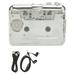 2024 Cassette Player Cassette Tape To MP3 Player with 3.5mm Headphone Jack Compatible with for OS X and PC