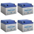 12V 26AH NB Replacement Battery Compatible with Bright Way Group BWG12260 - 4 Pack
