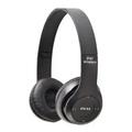 2024 P47 Bluetooth Headset Multifunction Deep Bass Noise Reduction Foldable Wireless Sports Headphone for Home Office Travel Black