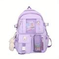 Women s Travel Backpack Women s Multi-Pocket Waterproof College School Bag Transparent Bag Large Capacity Laptop Backpack Reinforcement