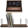 150 Vinyl Record Holder Solid Walnut Vinyl Record Storage Vinyl Holder for Record Display Now Playing Record Stand Vinyl Record Holder Record Stand Vinyl Storage Vinyl Stand