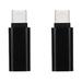 2 Pcs Headset Adapter Audio Cable Headphone Round