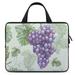 LAKIMCT Purple Grapes Laptop Bag Computer Bag Briefcase Messenger Bag Waterproof Laptop Case for Work 13 inch