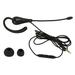 2024 Single Ear Headset with Microphone Wired Noise Cancelling Lightweight Monaural Earpiece Headset For Call Center Office 3.5mm