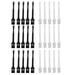 30 Pcs Dusting Brush Black Nylon Hair Facial Shaver Razor for Face Male Beard Broken Plastic